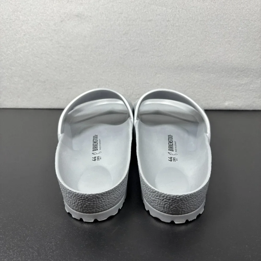 Birkenstock‎ Barbados EVA Men's Silver Slide Sandals Size 11/44